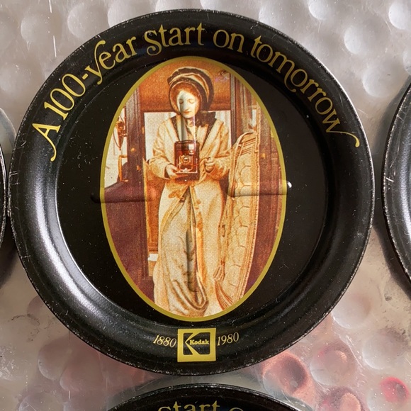 Vintage Kodak Photographic Advertisement Coaster Set - Picture 4 of 8